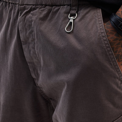 Brown Slim Fit Cargo Pants