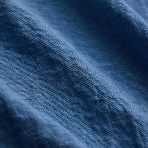 Blue Slim Fit Linen Shirt
