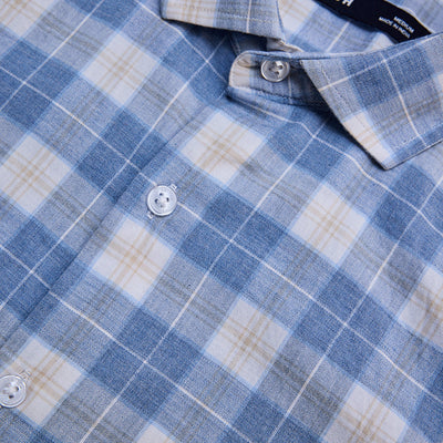 Blue Checks Slim Fit Shirt