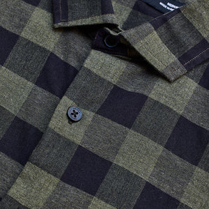 Olive Checks Slim Fit Shirt