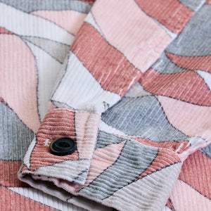 Light Pink Abstract Overshirt