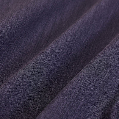 Dark Grey Solid Concealed Placket Shirt