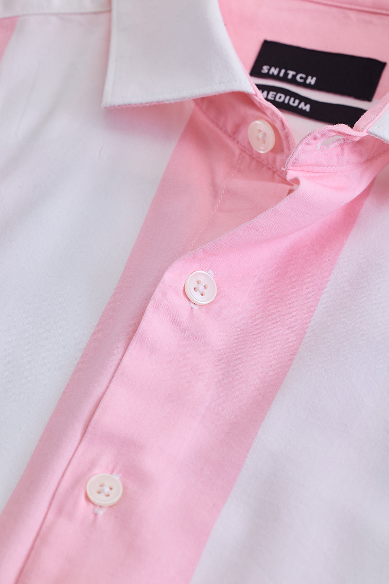 Pink Stripes Slim Fit Shirt