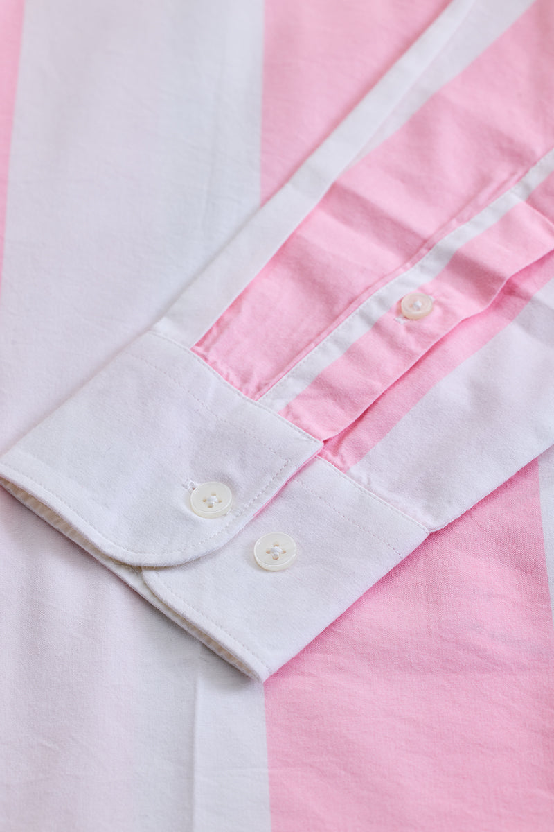 Pink Stripes Slim Fit Shirt