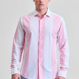 Pink Stripes Slim Fit Shirt