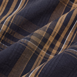 Charcoal Grey Checks Slim Fit Shirt