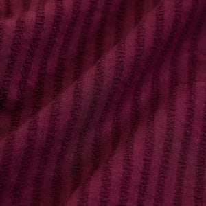 Burgundy Stripes Slim Fit Shirt