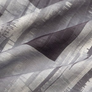 Grey Slim Fit Abstract Shirt