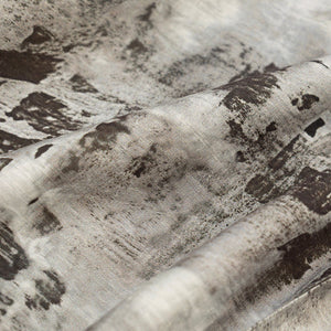 Dark Brown Slim Fit Abstract Shirt