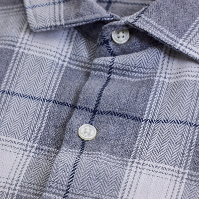 Grey Flannel Checks Shirt