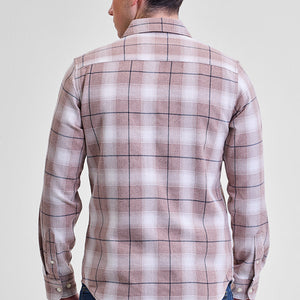Brown Flannel Checks Shirt