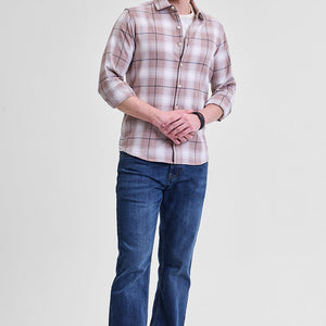 Brown Flannel Checks Shirt