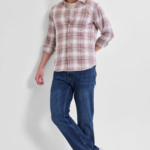 Brown Flannel Checks Shirt