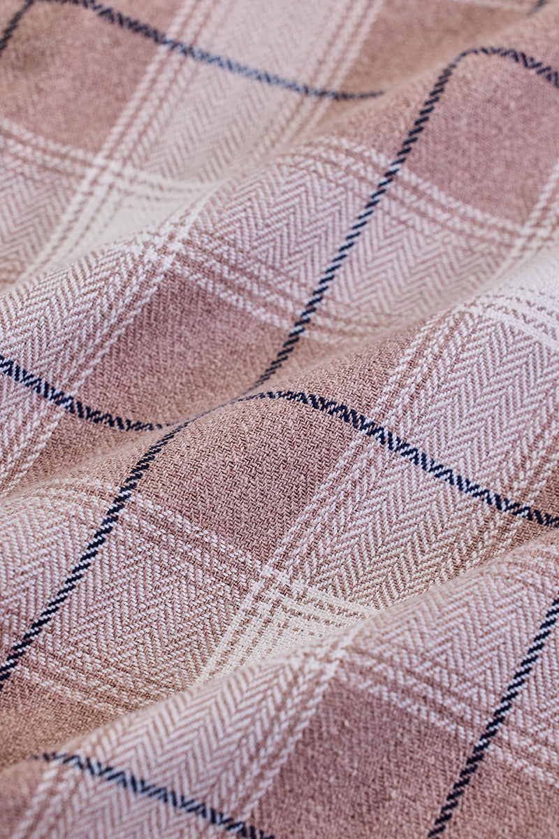 Brown Flannel Checks Shirt
