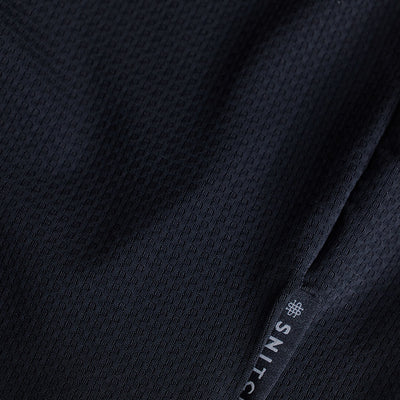 Black Textured Polo T-Shirt