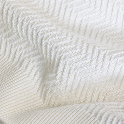 Off White Knitted Polo T-Shirt