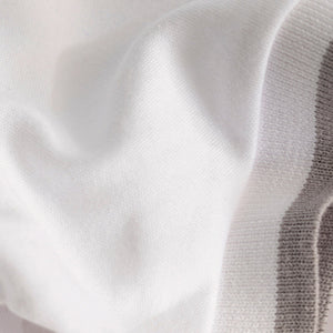 White Zipper Polo T-Shirt