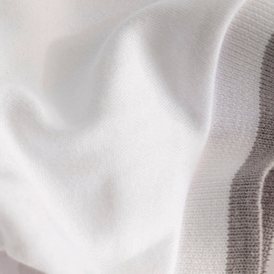 White Zipper Polo T-Shirt