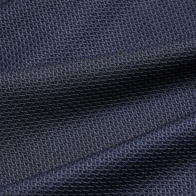 Navy Textured Polo T-Shirt