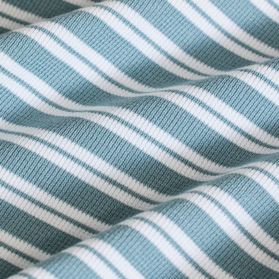 Light Blue Zipper Polo T-Shirt