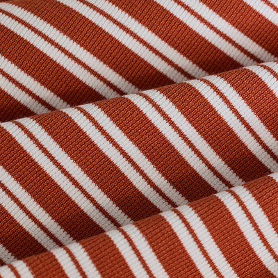 Rust Zipper Polo T-Shirt