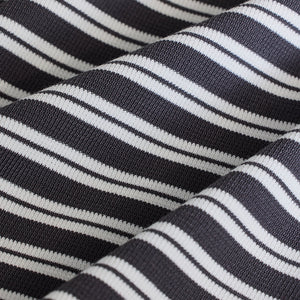 Charcoal Grey Zipper Polo T-Shirt