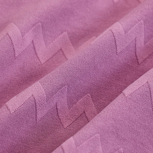 Pink Textured Polo T-Shirt