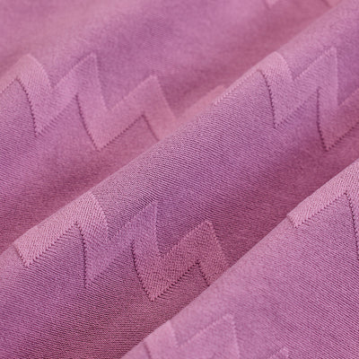 Pink Textured Polo T-Shirt