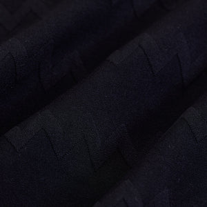 Black Textured Polo T-Shirt