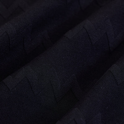 Black Textured Polo T-Shirt