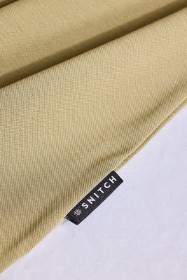 Olive Stitchless Polo T-Shirt