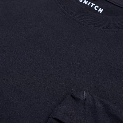 Black Utility Pocket Oversized T-Shirt