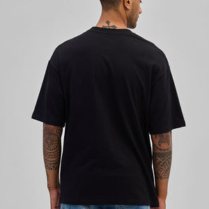 Black Utility Pocket Oversized T-Shirt