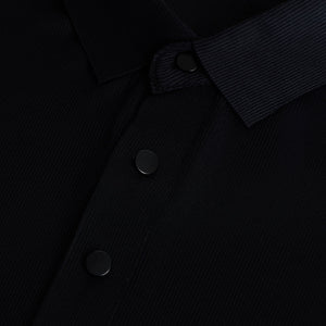 Black Stitchless Polo T-Shirt