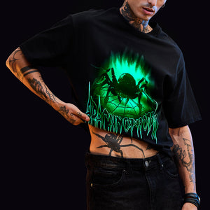 Arachnophobia Halloween Glow In The Dark T-Shirt