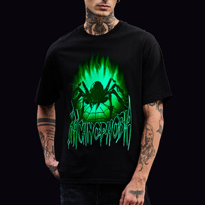 Arachnophobia Halloween Glow In The Dark T-Shirt