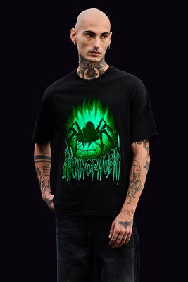 Arachnophobia Halloween Glow In The Dark T-Shirt