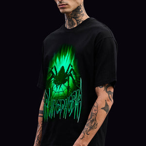 Arachnophobia Halloween Glow In The Dark T-Shirt