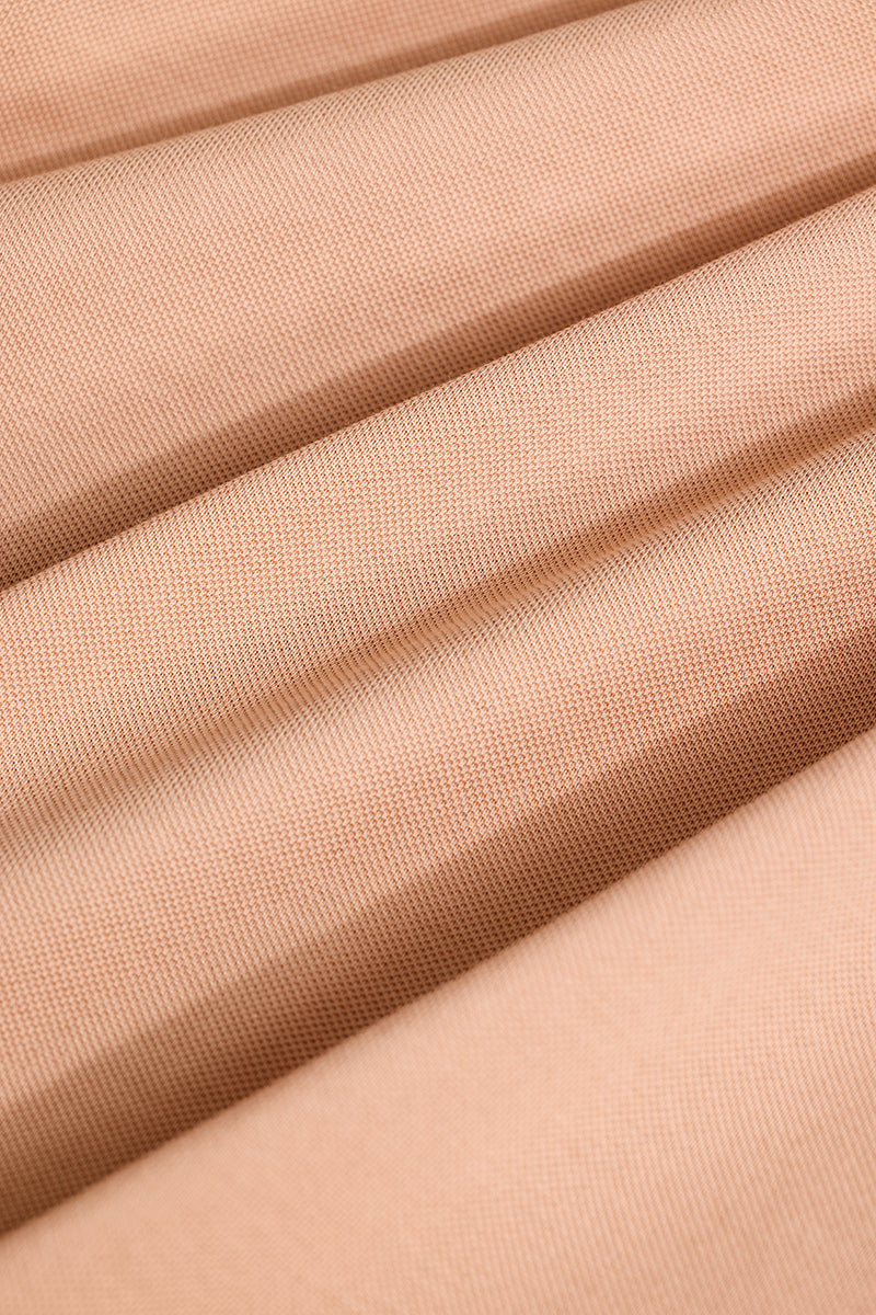 Peach Stitchless Polo T-Shirt