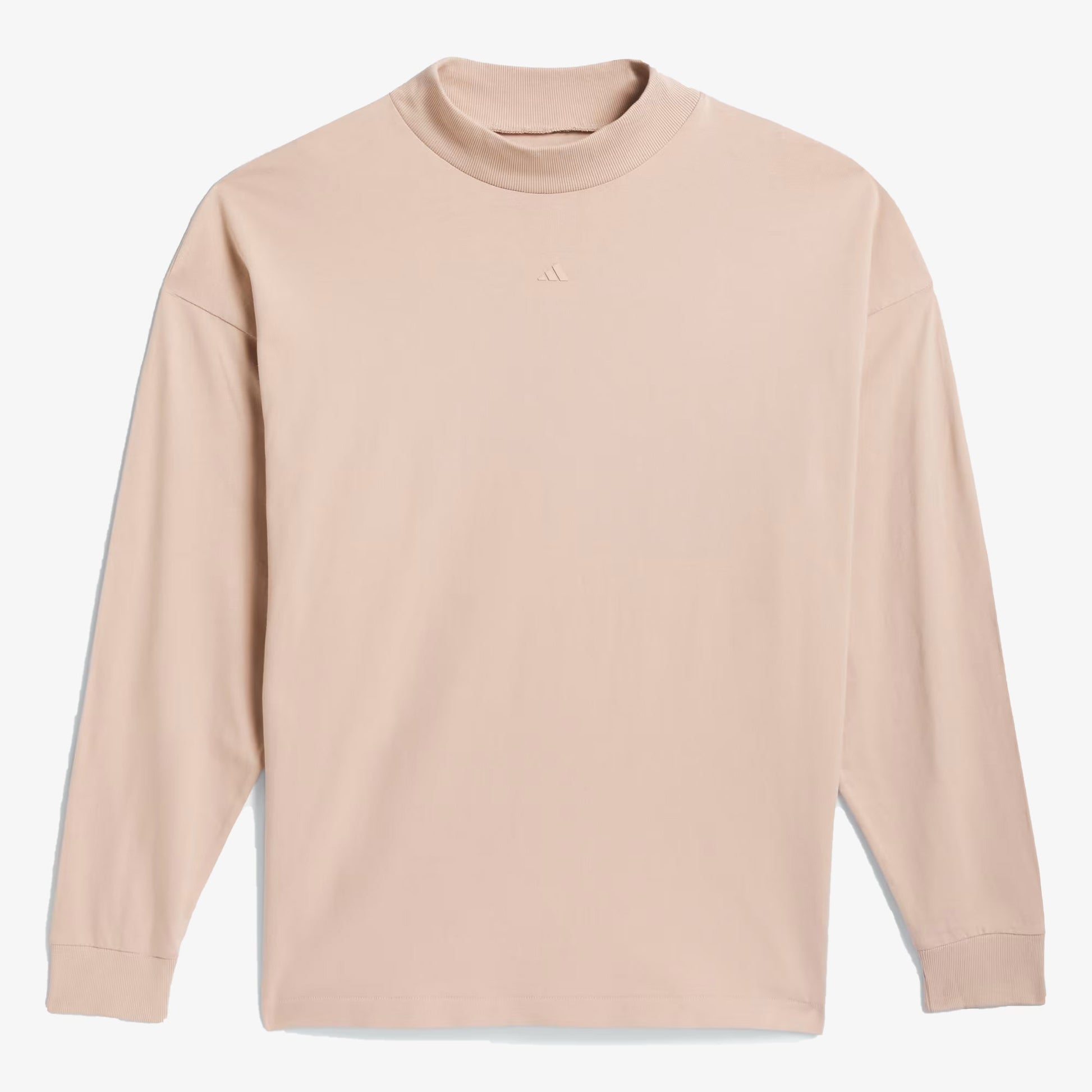 Adidas | BASKETBALL LONG SLEEVE TEE  { ASH PEARL