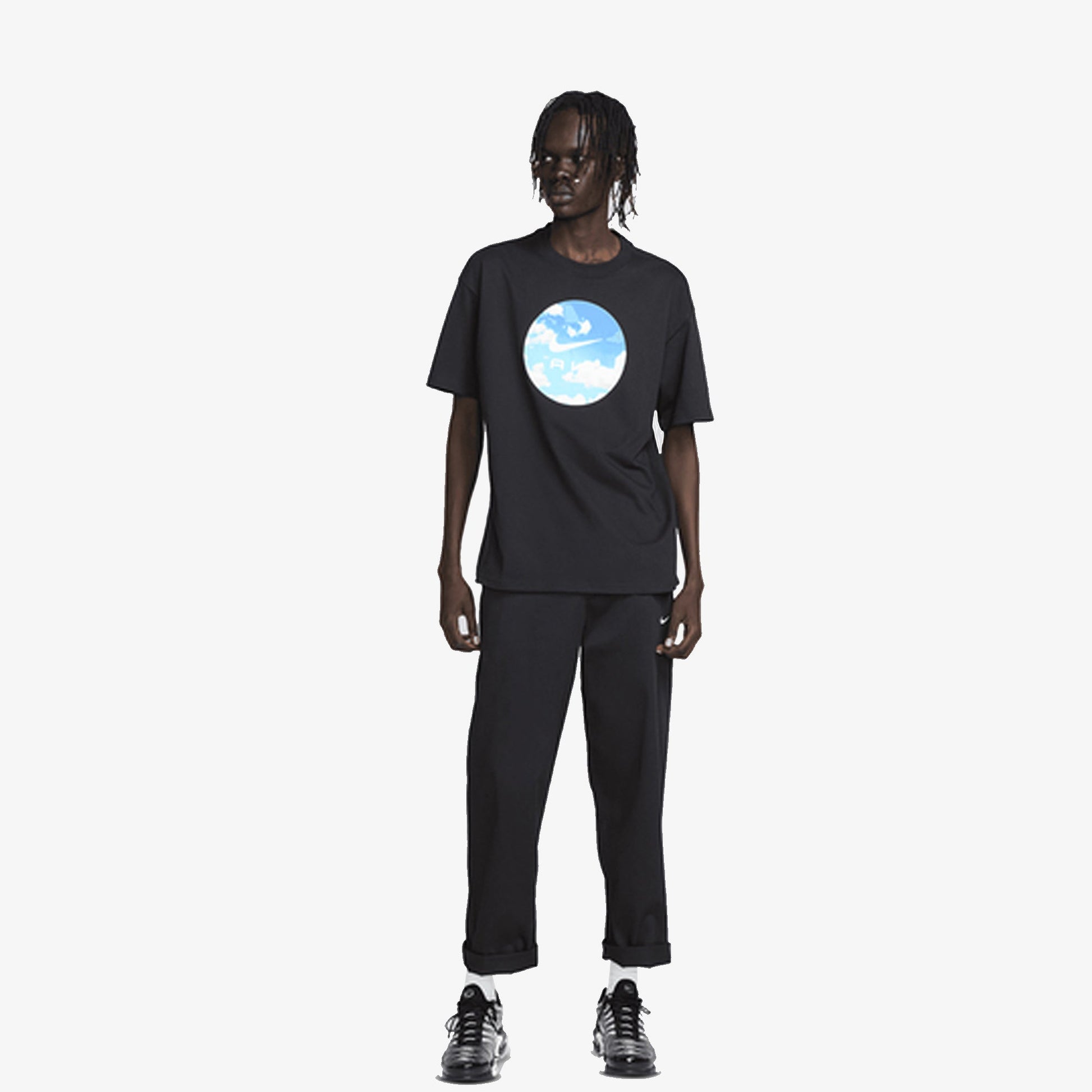 Nike | SOLO SWOOSH  { BLACK