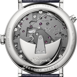 Breguet Tradition Silver & Grey Dial Black 40 MM Watch for Men