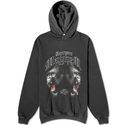 Represent | MAYHEM HOODIE  { VINTAGE BLACK