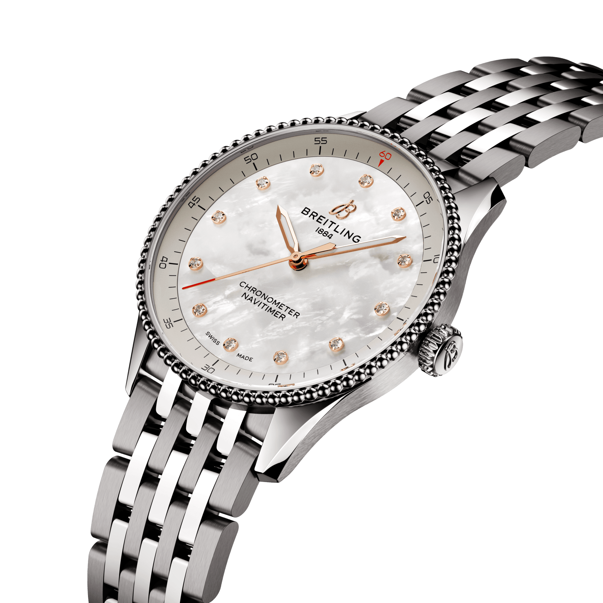 Breitling Navitimer Mother of Pearl Dial Unisex 32mm