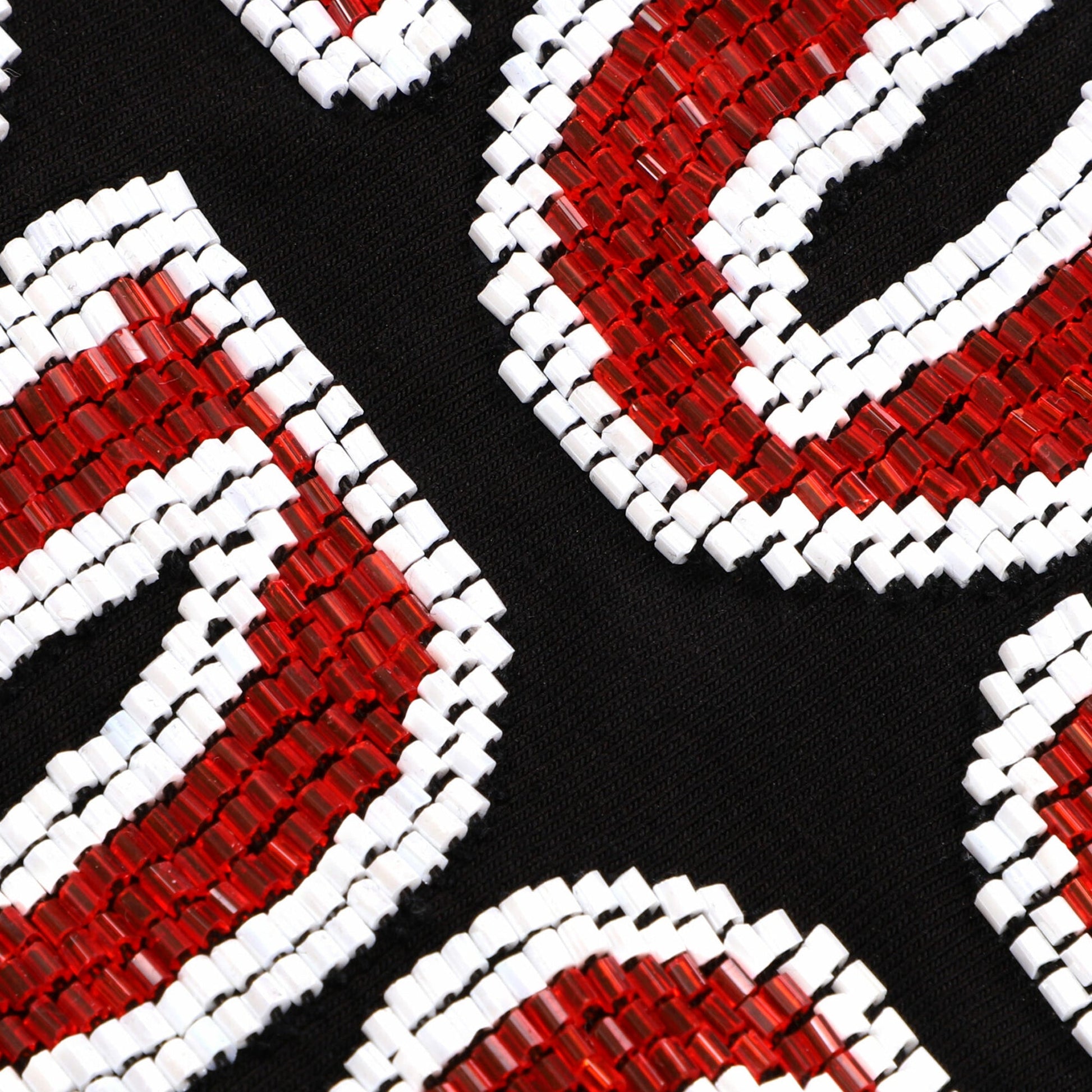 ALMOST GODS | HAND EMBROIDERED KARDANA LOGO TEE { BLACK