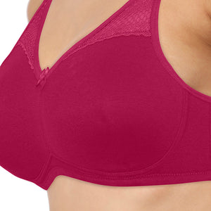 Lace Concealer Non-padded Non-wired Bra - Granita