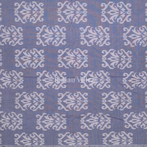 Light Blue Odisha  Pure Sambalpuri  Cotton Saree