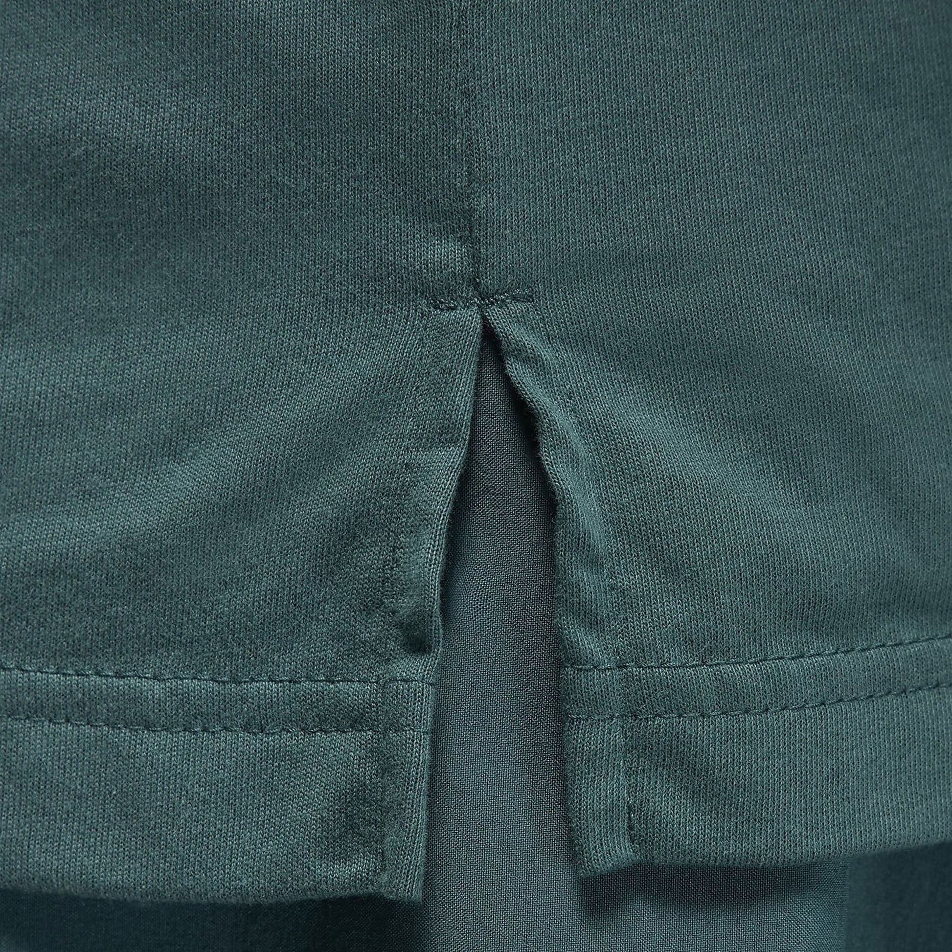 JORDAN | SPORT DRI-FIT SHORT-SLEEVE TOP { OXIDIZED GREEN/WHITE