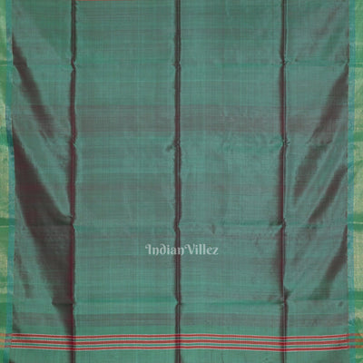 Multi Colour Dual Tone Pure Bishnupuri Silk Saree