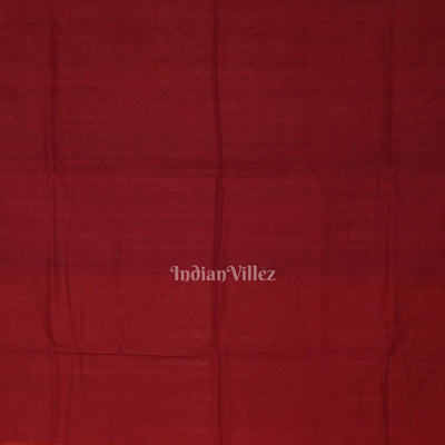 Orange Maroon Circle Flowers Sambalpuri Pure Cotton Saree